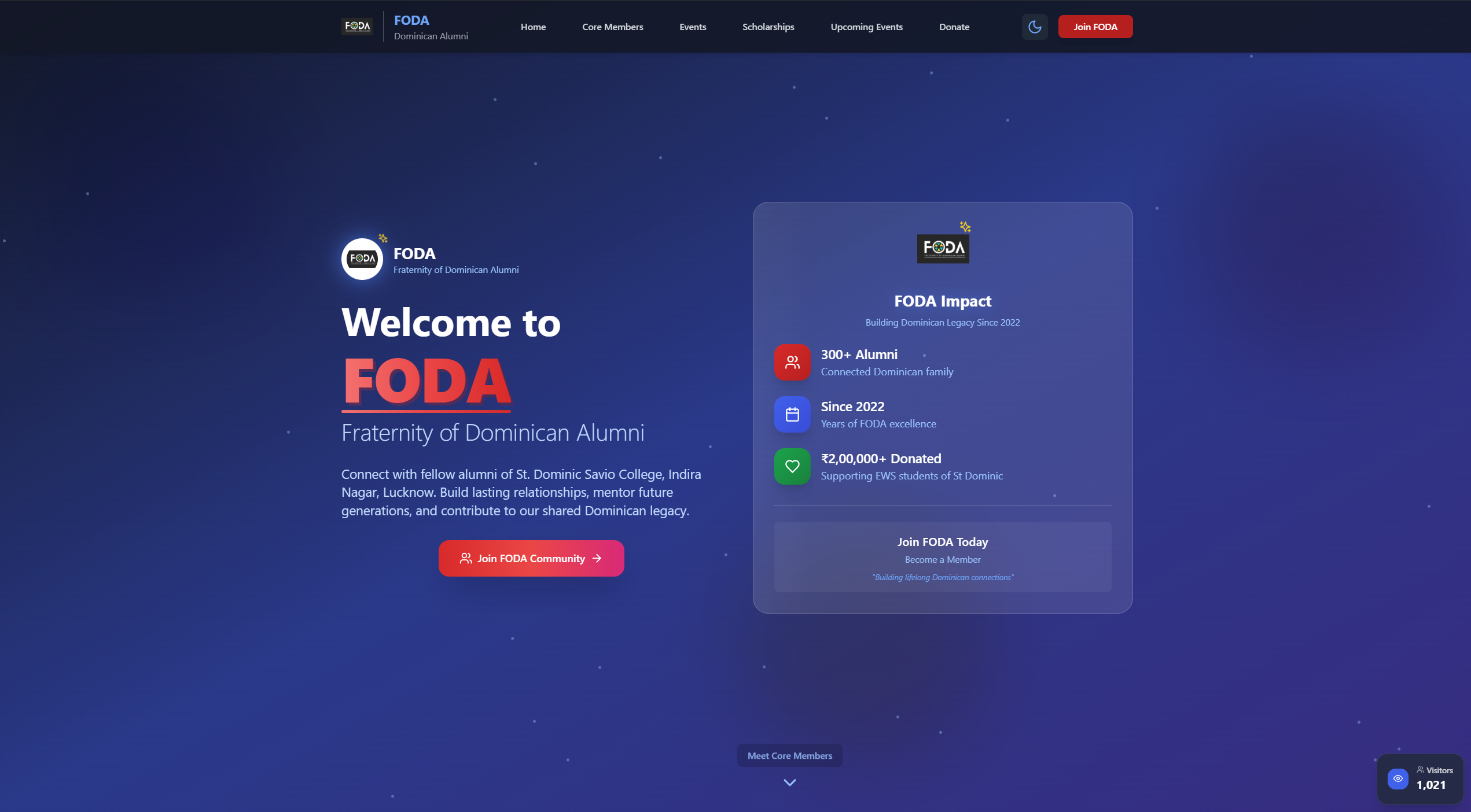 FODA Alumni Portal